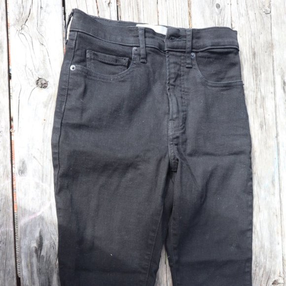 Everlane Black Authentic Stretch High Rise Skinny Jeans 26 - Picture 10 of 10